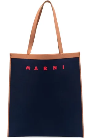 Marni Shopper mit Intarsien-Logo