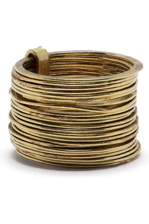 DISA ALLSOPP 18kt Round Stack Gelbgoldring