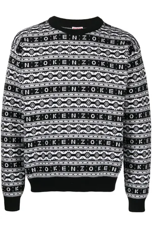 Kenzo Pullover mit Jacquard-Logo