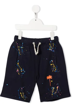 Palm Angels Shorts mit Farbklecks-Print