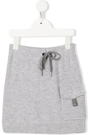 Brunello Cucinelli Gestrickter Rock mit Kordelzug