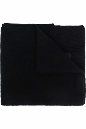 Dondup Gestrickter Schal mit Logo-Patch