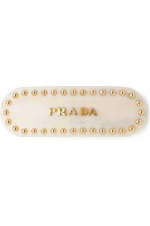 Prada Haarspange mit Logo