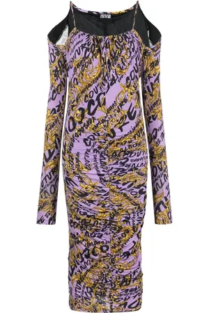 VERSACE Kleid mit Logo-Print