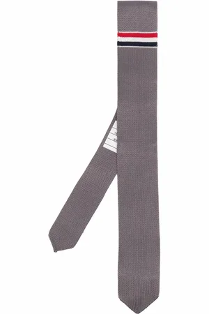 Thom Browne Seidenkrawatte mit Streifendetail