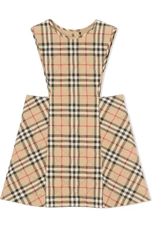 Burberry Gestepptes Latzkleid mit Karomuster