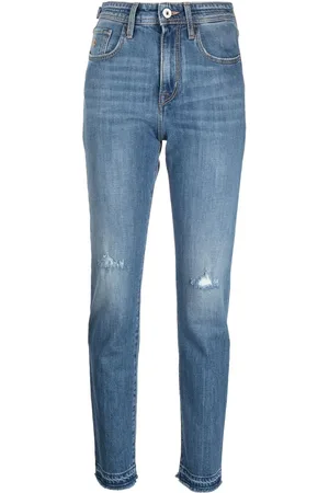 Jacob Cohen Hose im Distressed-Look