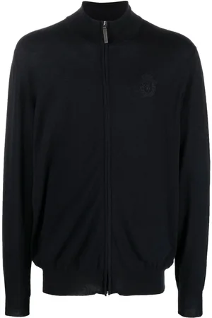BILLIONAIRE Cardigan mit Wappen