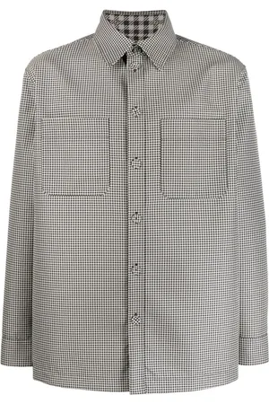 Fendi Wendbare Jacke mit Hahnentrittmuster