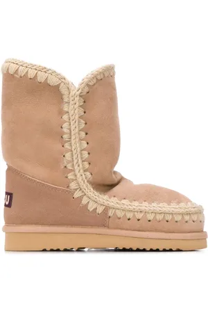 Mou Stiefel mit gewebtem Detail