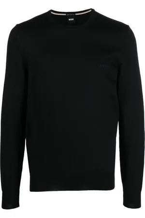 HUGO BOSS Pullover mit Rundhalsausschnitt