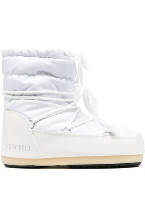 Moon Boot Gesteppte Stiefel mit Logo-Print