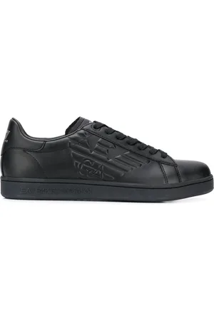 EA7 Sneakers mit Logo-Prägung