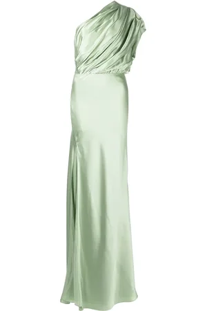 Michelle Mason Asymmetrisches Abendkleid mit Schlitz
