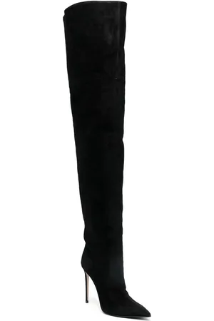LE SILLA Eva Overknee-Stiefel aus Wildleder