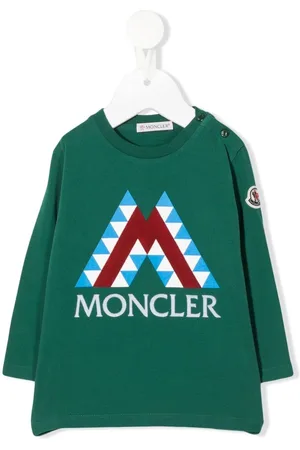 Moncler Langarmshirt mit Logo-Print