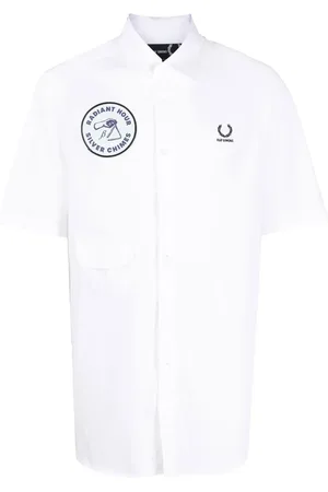 Fred Perry Hemd mit Patch-Detail