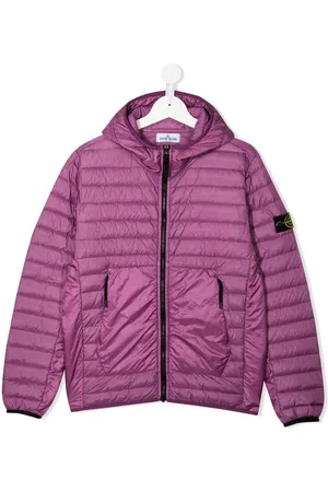 Stone Island Gefütterte Jacke mit Kompass-Patch