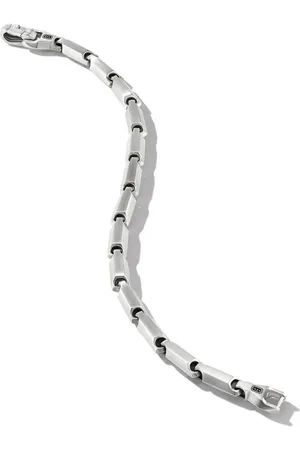 David Yurman Faceted Link Armband aus Sterlingsilber (6mm)