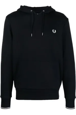 Fred Perry Hoodie mit Logo-Stickerei