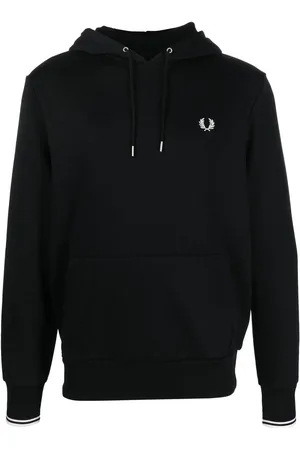 Fred Perry Hoodie mit Logo-Stickerei