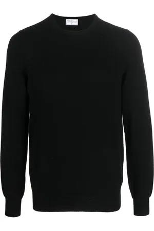 FEDELI Pullover mit rundem Ausschnitt