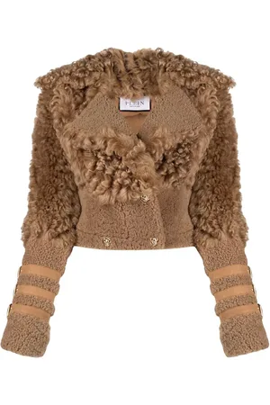 Philipp Plein Gothic Plein Shearling-Jacke