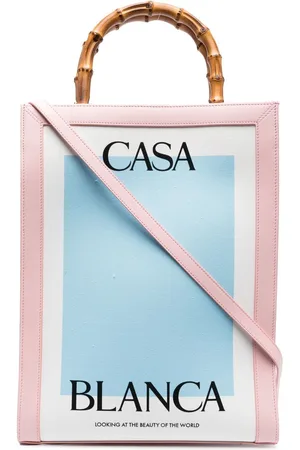 Casablanca Handtasche mit Bambushenkel