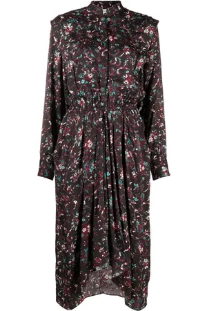 Marant Etoile Kleid mit Blumen-Print