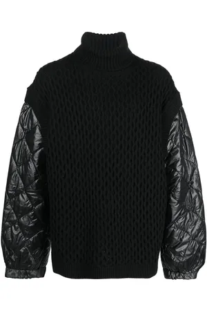 JUUN.J Pullover mit Kontrasteinsätzen