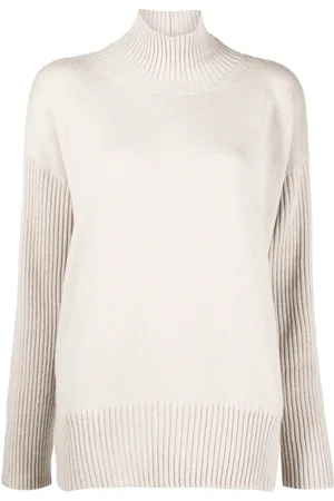 LORENA ANTONIAZZI Gerippter Kaschmirpullover