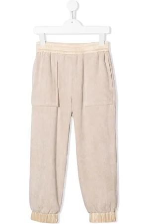 Moncler Cordhose mit Logo-Patch