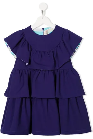 PUCCI Junior Gestuftes Minikleid