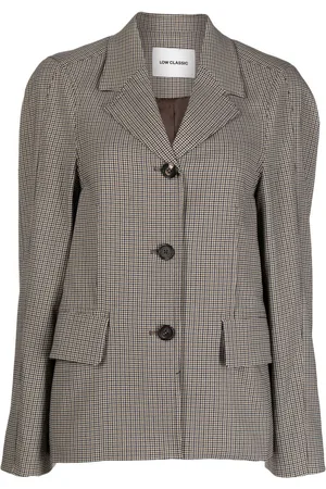 Low Classic Karierter Oversized-Blazer