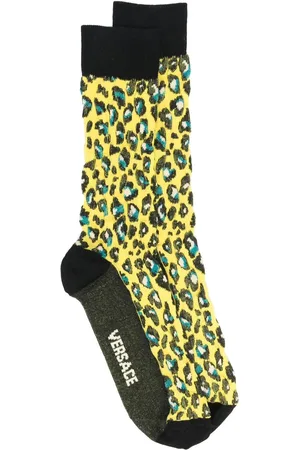VERSACE Socken mit Leoparden-Print