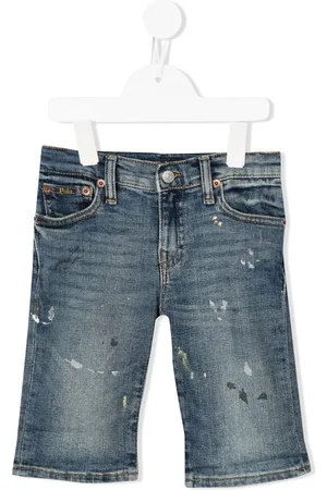 Ralph Lauren Jeans-Shorts mit Farbklecks-Print