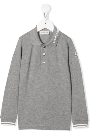Moncler Poloshirt mit Logo-Patch