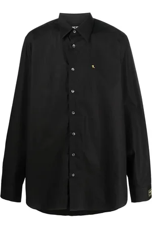 RAF SIMONS Hemd mit Logo-Stickerei