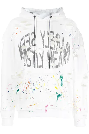 MOSTLY HEARD RARELY SEEN Hoodie im Distressed-Look