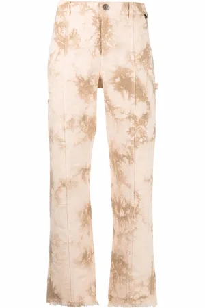Twin-Set Jeans mit ausgeblichenem Effekt