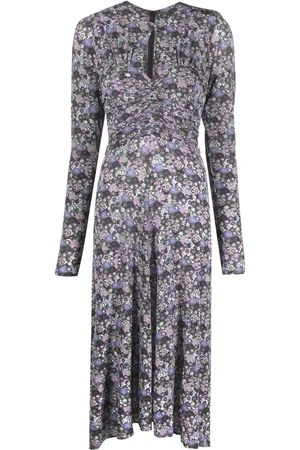 Isabel Marant Midikleid mit Blumen-Print