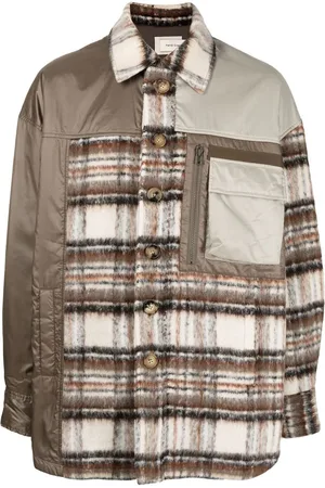 Feng Chen Wang Jacke mit Kontrasteinsätzen