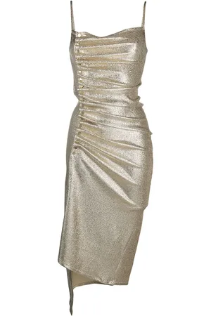 Paco rabanne Drapiertes Midikleid