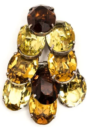 Dior Brosche mit Kristallen
