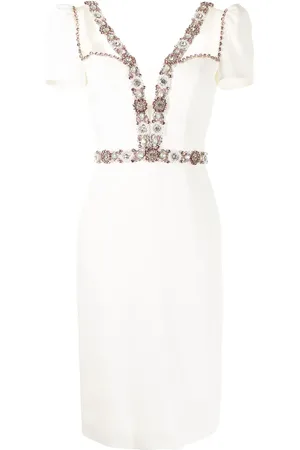 Jenny Packham Schmales Midikleid