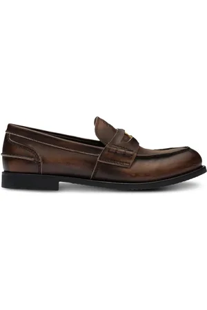 Miu Miu Penny-Loafer mit Logo