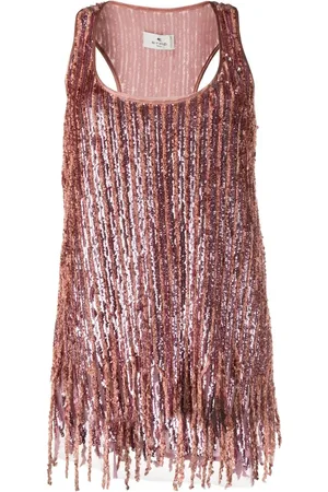 Etro Tanktop mit Pailletten