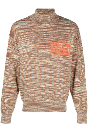 ARIES Space Dye Rollkragenpullover