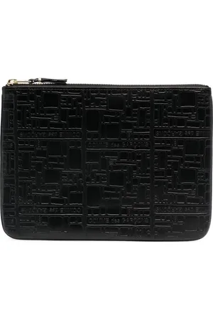 Comme des Garçons Etui mit Logo-Prägung