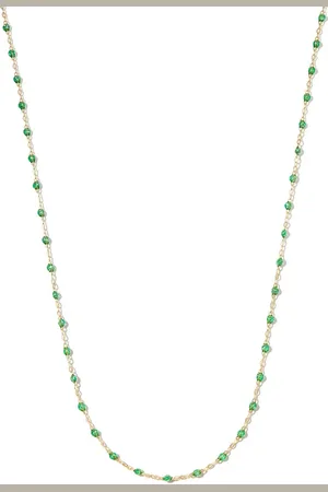 GIGI CLOZEAU 18kt Classic Gelbgoldhalskette mit Perlen